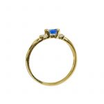 14K-18K Yellow Gold Tanzanite -Diamond - Imagen 3