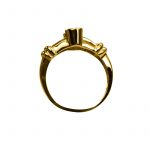 14K-18K Yellow Gold Tanzanite -Diamond - Imagen 2
