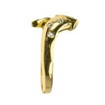 4K-18K Yellow Gold Tanzanite Mother Pearl-Diamond - Imagen 2