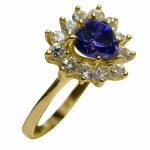 14K-18K Yellow Gold Tanzanite-Diamond – Image 4