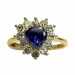 14K-18K Yellow Gold Tanzanite-Diamond – Image 3