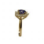 14K-18K Yellow Gold Tanzanite-Diamond – Image 2
