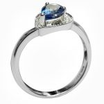 14K-18K White Gold Tanzanite-Diamond - Imagen 2
