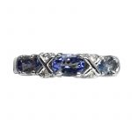 14K-18K White Gold Tanzanite-Diamond - Imagen 3
